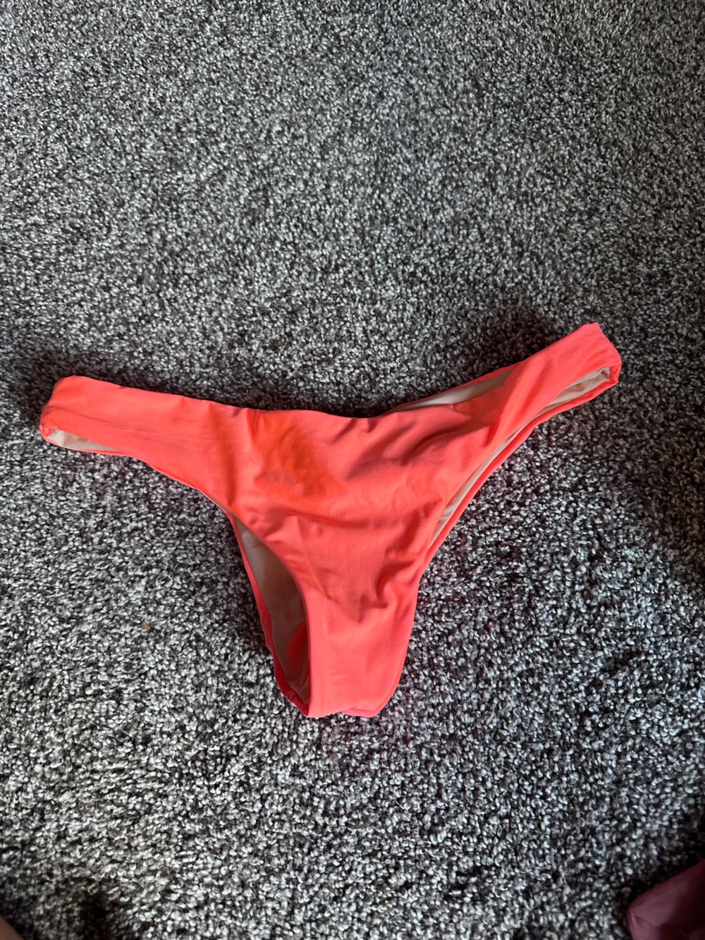 Pilyq Neon Coral Bikini Bottom